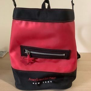 American Girl Place NYC Backpack Red Adjustable